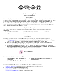 New Nation Learning Guide