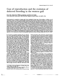 Cost of reproduction and the evolution of