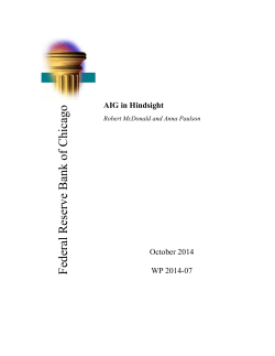 AIG in Hindsight