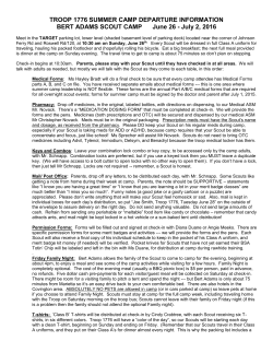 Personal Gear For Summer Camp Camping