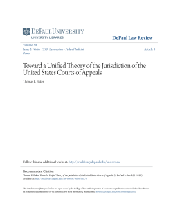 Toward a Unified Theory of the Jurisdiction of the
