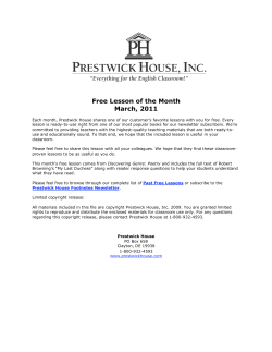 Free Lesson: Examining the Poem "My Last Duchess"