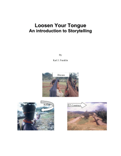 Loosen Your Tongue: An introduction to Storytelling