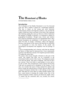 The Homeland of Hindko - Gandhara Hindko Board