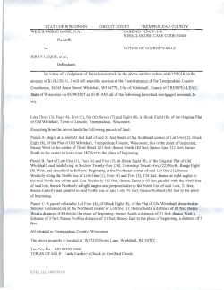 15-CV-146 - Trempealeau County