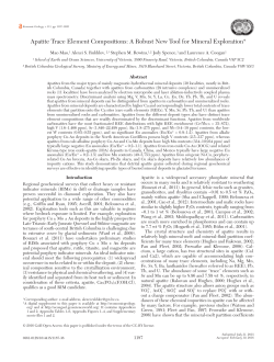Read the Paper. - Society of Economic Geologists