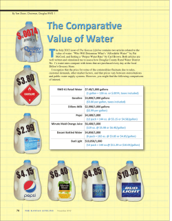 RWD #1 Retail Water $7.40/1,000 gallons (1 gallon = 128 oz. or