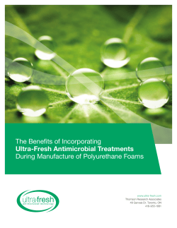 The Benefits of Incorporating Ultra-Fresh Antimicrobial