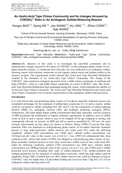 An Acetic-Acid Type Climax Community and Its changes