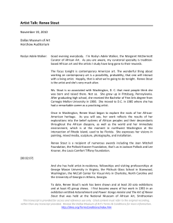 Transcript - Dallas Museum of Art