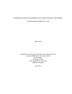 rethinking landscape interpretation: form, function, and meaning of