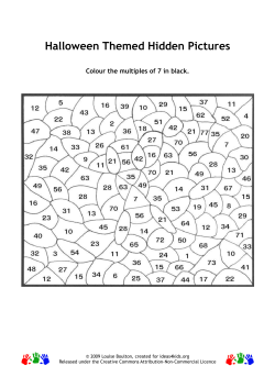 Halloween Themed Hidden Pictures