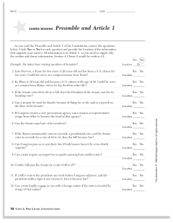 Preamble and Article 1