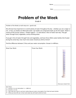 Problem of the Week