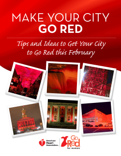 Make your city go red - Mary Baldwin University