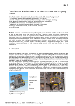 Cross-Sectional Area Estimation of hot rolled round steel bars using