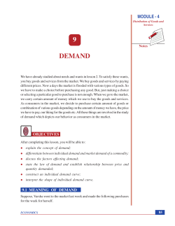9. Demand