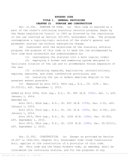 Estates Code - Texas Statutes