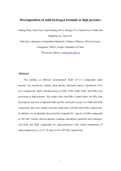 Decomposition of solid hydrogen bromide at high pressure