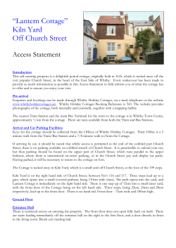 “Lantern Cottage” Kiln Yard Off Church Street