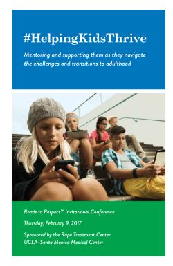HelpingKidsThrive - Roads to Respect