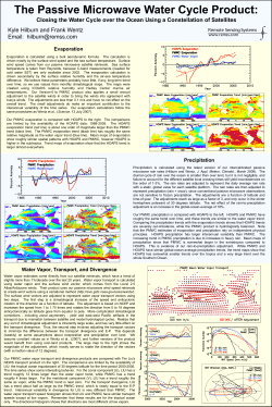 The Passive Microwave Water Cycle Product
