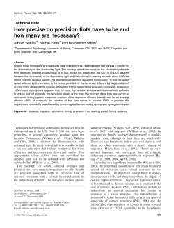 How precise do precision tints have