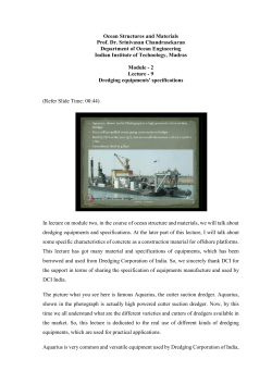 Ocean Structures and Materials Prof. Dr. Srinivasan