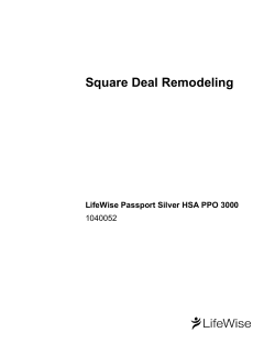 Square Deal Remodeling - LifeWise Health Plan of Oregon