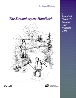 Streamkeepers Module 12 - The Pacific Streamkeepers Federation