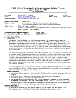 POLS 2153 - Tulsa Community College