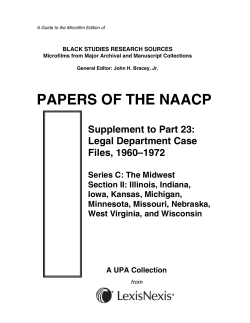papers of the naacp