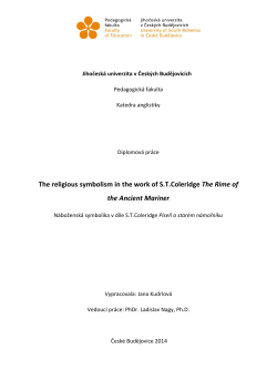 The religious symbolism in the work of STColeridge The Rime of the