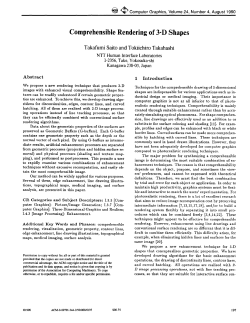 Comprehensible Rendering of 3-D Shapes