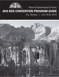 Complete Program Guide - 2016 NSS Convention