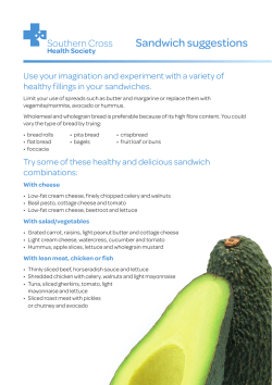 Sandwich suggestions