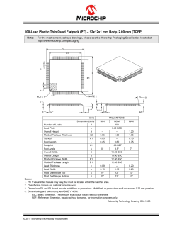 1000Lead Plastic Thin Quad Flatpack (PT) &plusmn; 12х12х1 mm Body