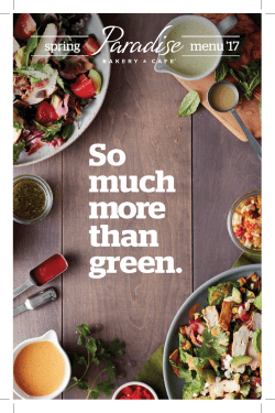 So much more than green.