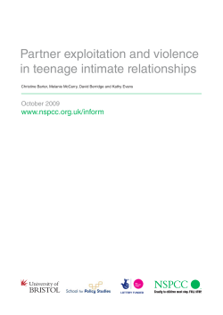 Partner exploitation and violence in teenage intimate
