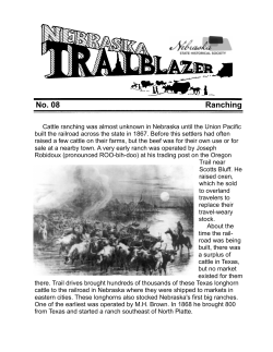 No. 08 Ranching - Nebraska State Historical Society