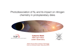 Photodissociation of N 2 and its impact on the nitrogen chemistry in