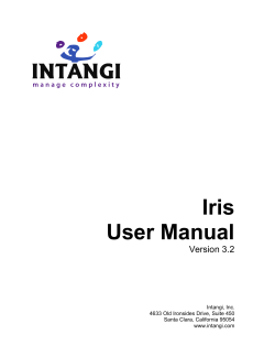 Iris User Manual