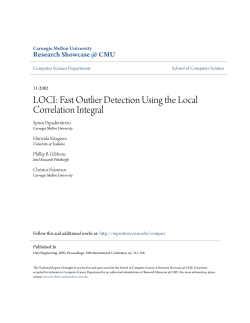 LOCI: Fast Outlier Detection Using the Local Correlation Integral