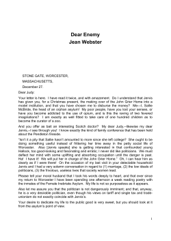 Dear Enemy Jean Webster