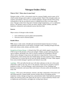Nitrogen Oxides (NOx)
