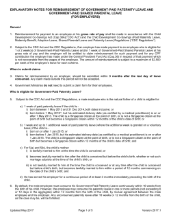 for employers - Profamily Singapore