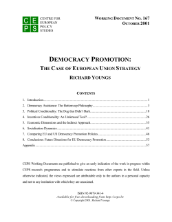 publication - Centre for European Policy Studies