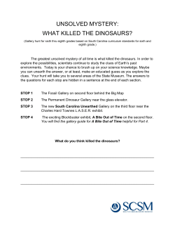 unsolved mystery: what killed the dinosaurs?