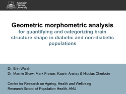 Geometric morphometric analysis for quantifying and categorising