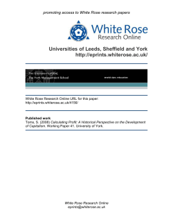 - White Rose Research Online